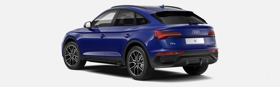 Audi Q5 Sportsback, Q5 SB S line 40 TDI 150kW quattro, barva modrá