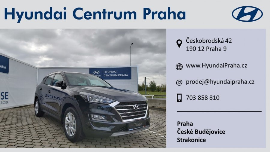 Hyundai Tucson, 1,6 CRDi 100 kW (diesel) 6 st. man, barva černá