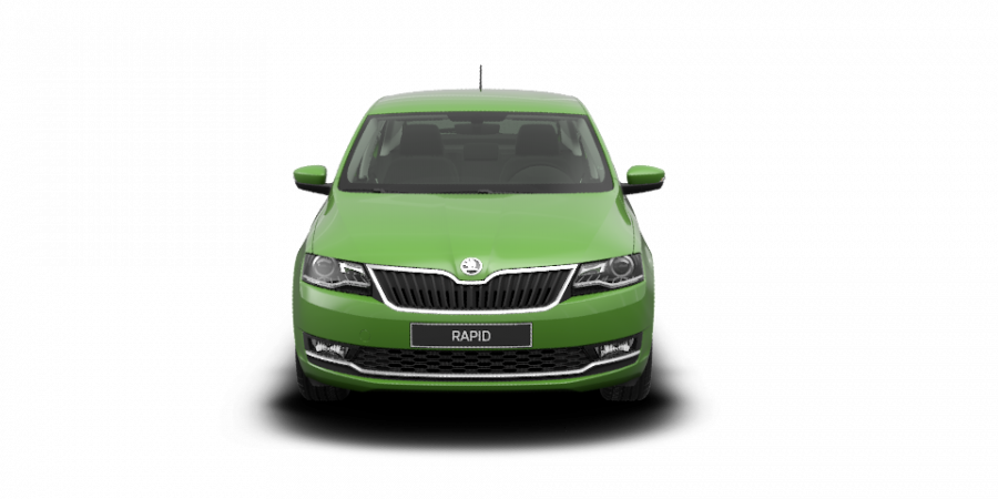 Škoda Rapid, 1,0 TSI 70 kW 5-stup. mech., barva zelená