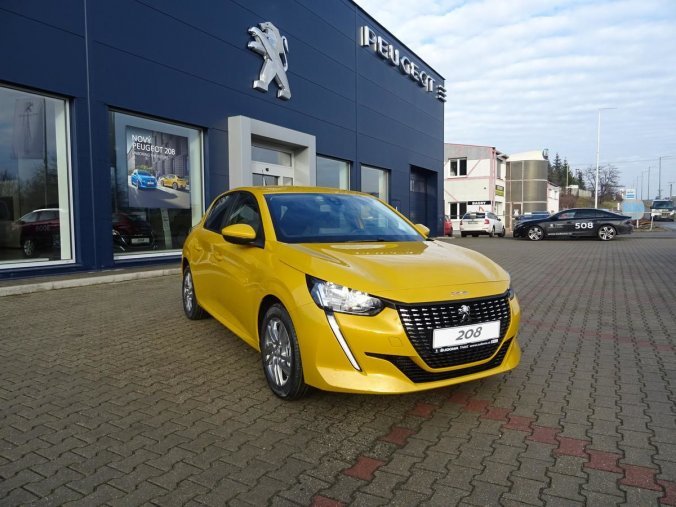 Peugeot 208, ACTIVE 1.2 Pure Tech 100 MAN6, barva žlutá