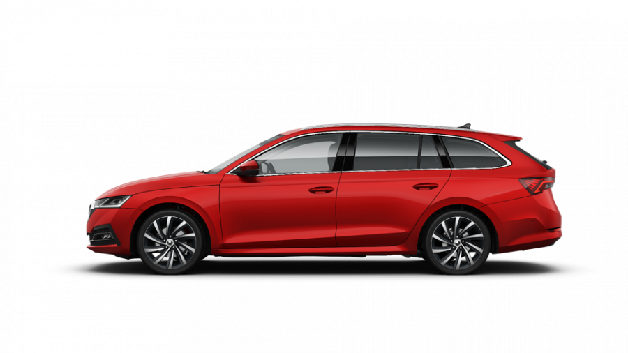 Škoda Octavia, 1,5 TSI 110 kW 6-stup. mech., barva červená