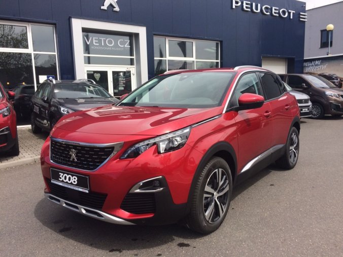 Peugeot 3008, ALLURE 1.5 BlueHDi 130 S&S MAN6, barva červená