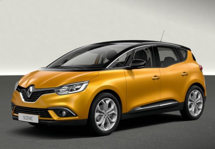 Renault Scénic, Intens TCe 140 EDC GPF, barva žlutá