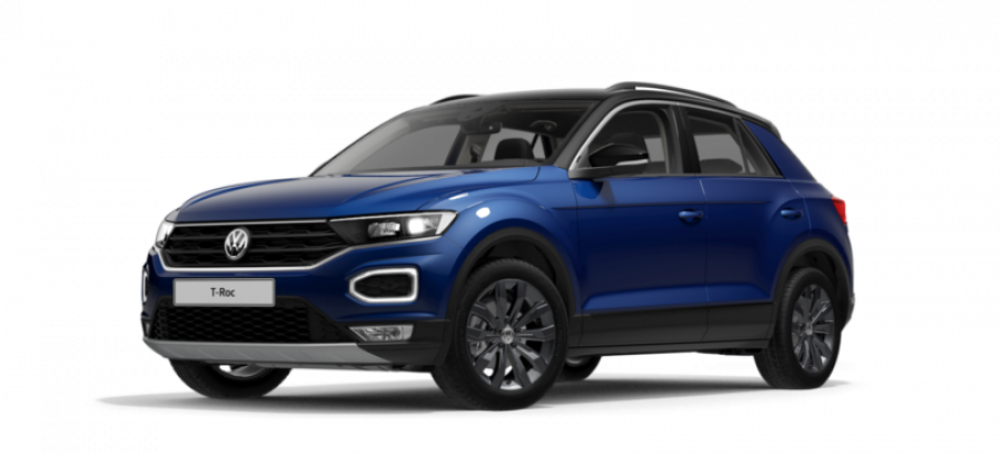 Volkswagen T-Roc, Maraton Edition 1,5 TSI ACT 6G, barva modrá