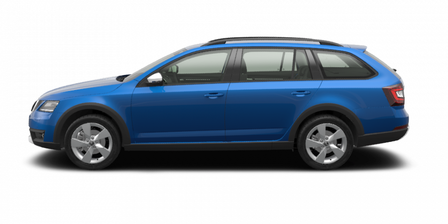 Škoda Octavia, 2,0 TDI 110 kW 7-stup. automat. 4x4, barva modrá