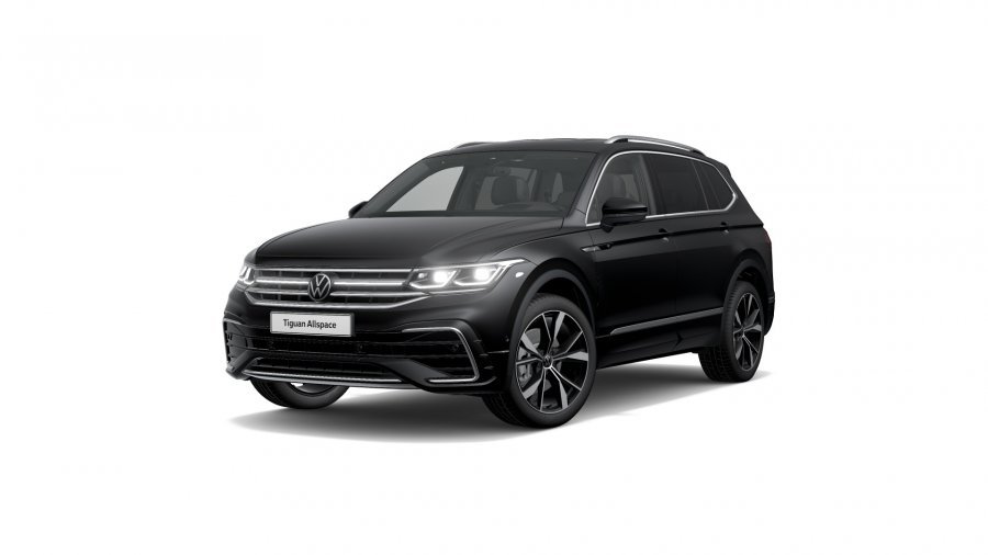 Volkswagen Tiguan Allspace, Allspace R-Line 2,0 TDI 147 kW 4M 7DSG, barva černá