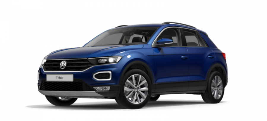 Volkswagen T-Roc, Maraton Edition 1,5 TSI ACT 6G, barva modrá