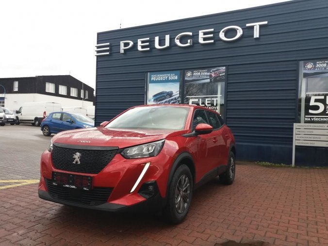 Peugeot 2008, ACTIVE 1.2 PureTech 130k, barva červená