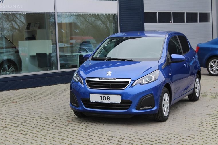 Peugeot 108, ACTIVE 1.0 53KW MT5, barva modrá