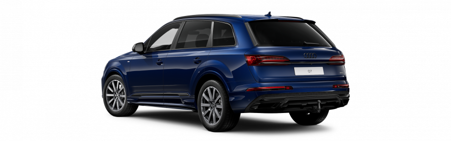 Audi Q7, Q7 S line 50 TDI quattro, barva modrá