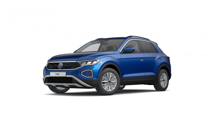 Volkswagen T-Roc, T-Roc Life 1,0 TSI 81kW 6G, barva modrá