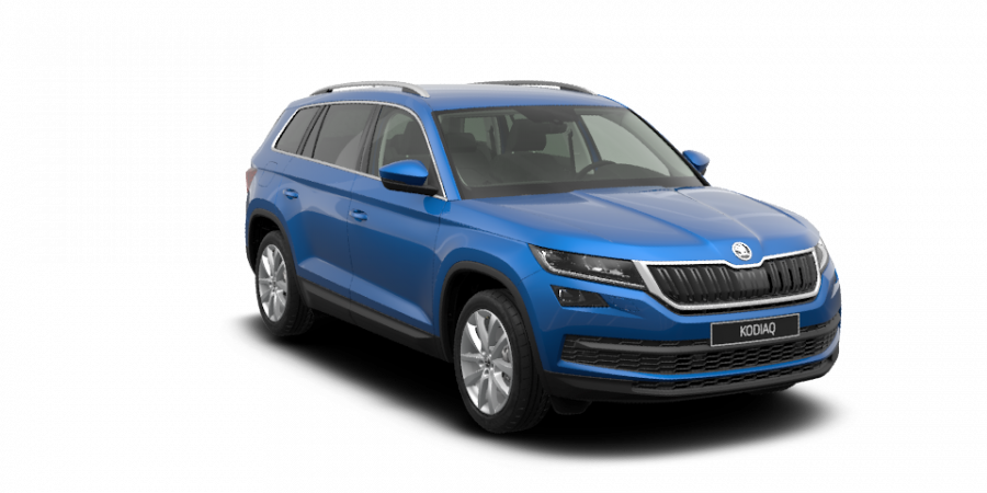 Škoda Kodiaq, 2,0 TDI 140 kW 7-stup. automat. 4x4, barva modrá