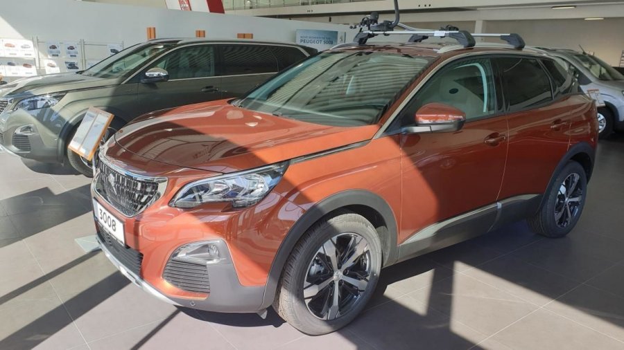 Peugeot 3008, 1.5 HDi 130k,Allure,MAN6,GRIP, barva oranžová