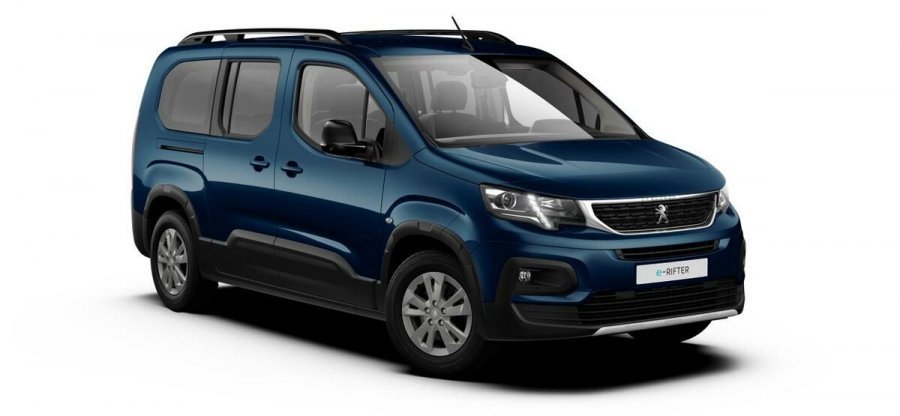 Peugeot Rifter, LONG e-ALLURE Pck.El. 100 kW, barva modrá