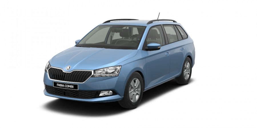 Škoda Fabia, 1,0 TSI 70 kW 5-stup. mech., barva modrá