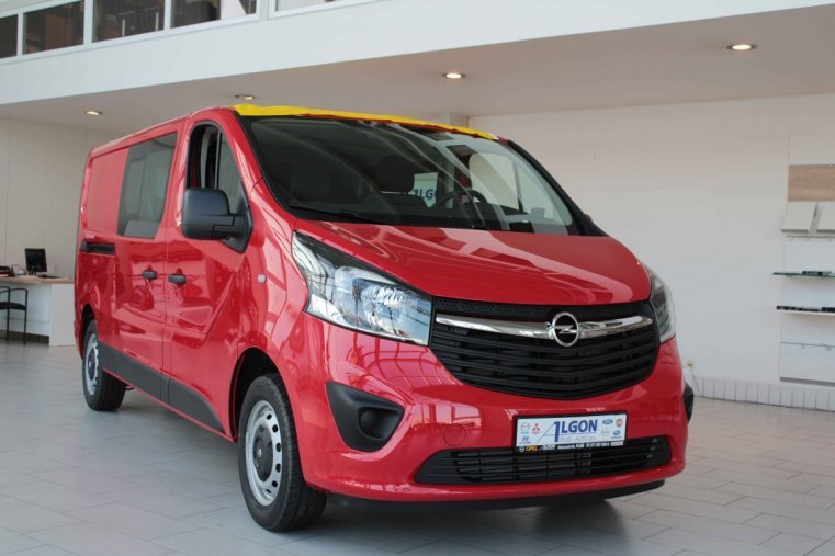 Opel Vivaro, CrewVAN L2H1 1,6 BiTurbo 92kW, barva červená