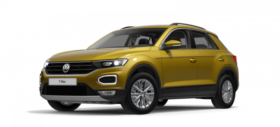 Volkswagen T-Roc, Maraton Edition 1,0 TSI 6G, barva žlutá