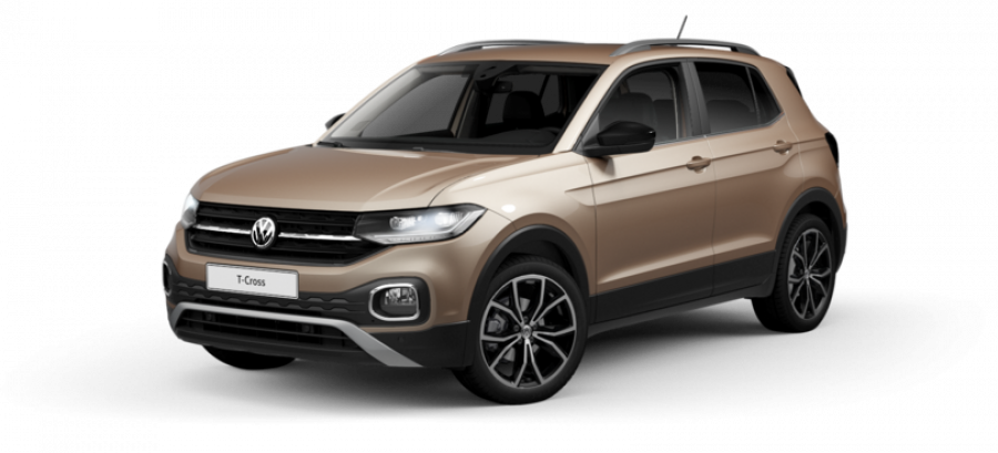 Volkswagen T-Cross, Style 1.6 TDI 70 kW 7DSG, barva béžová