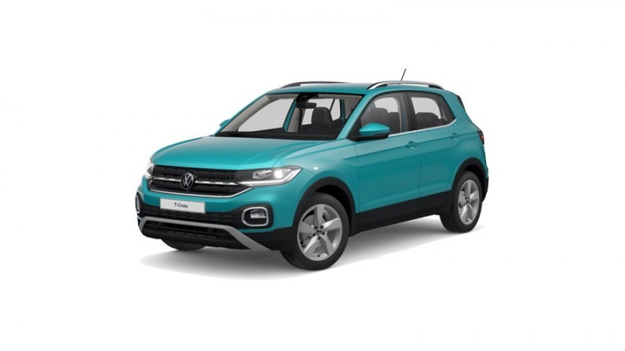 Volkswagen T-Cross, Style 1,5 TSI 110 kW 7DSG, barva tyrkysová