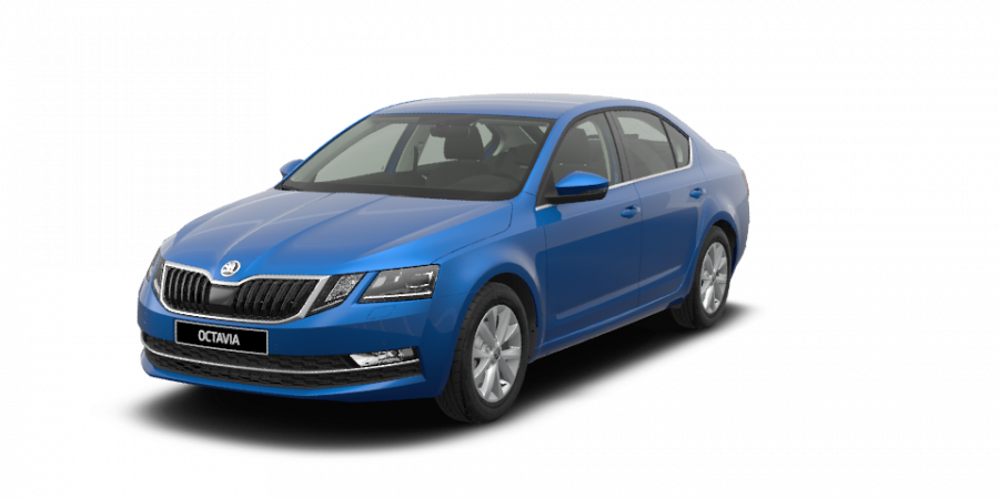 Škoda Octavia, 1,5 TSI 110 kW 6-stup. mech., barva modrá