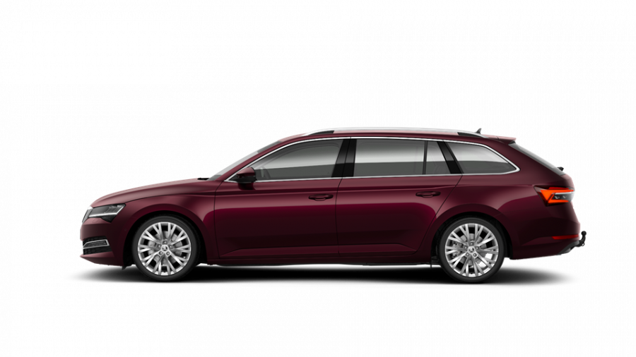 Škoda Superb, 2,0 TDI 147 kW 7-stup. automat. 4x4, barva vínová