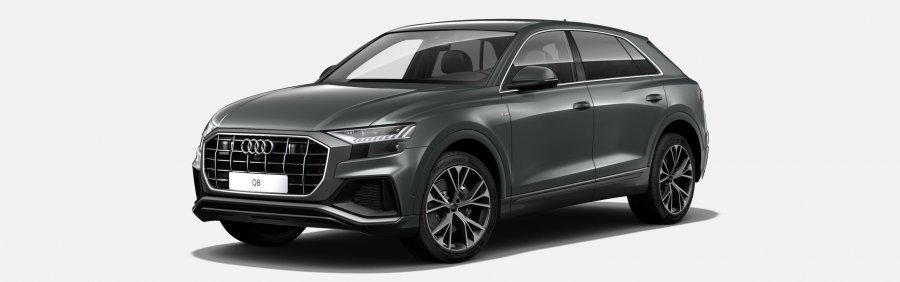 Audi Q8, Q8 50 TDI quattro, barva šedá