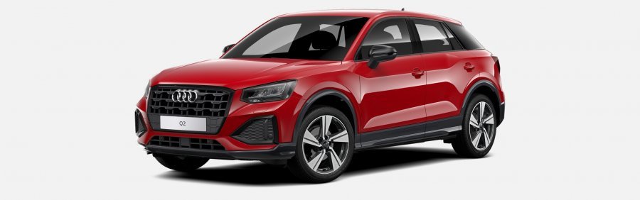 Audi Q2, Q2 Advanced 35 TFSI 110kW CoD, barva červená