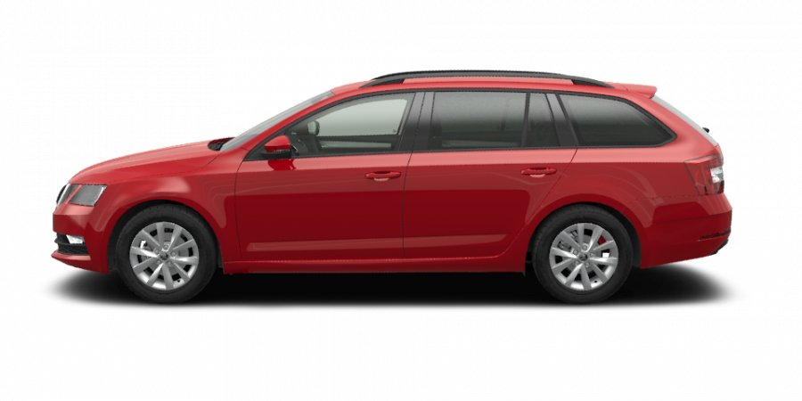 Škoda Octavia, 1,5 TSI 110 kW 6-stup. mech., barva červená