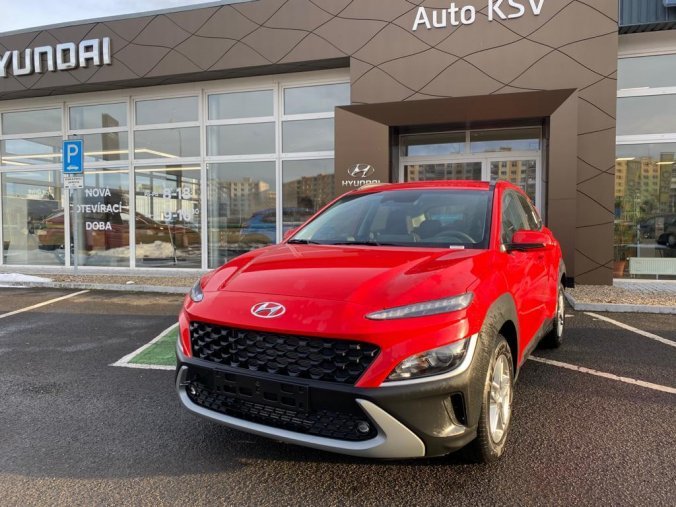 Hyundai Kona, 1,0 T-GDI 88 kW (95 NAT) 6 st. man, barva červená