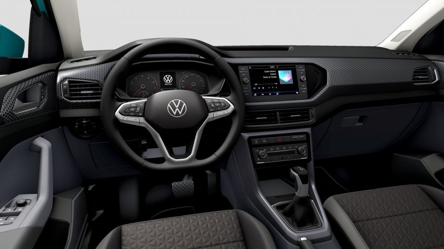 Volkswagen T-Cross, T-Cross Style 1,0 TSI 81 kW 7DSG, barva tyrkysová