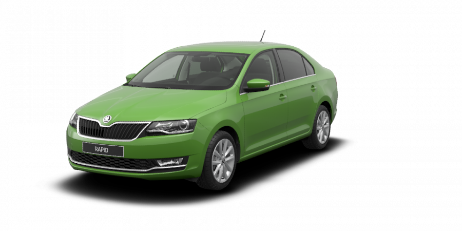 Škoda Rapid, 1,0 TSI 70 kW 5-stup. mech., barva zelená