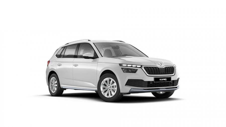 Škoda Kamiq, 1,5 TSI 110 kW 6-stup. mech., barva bílá