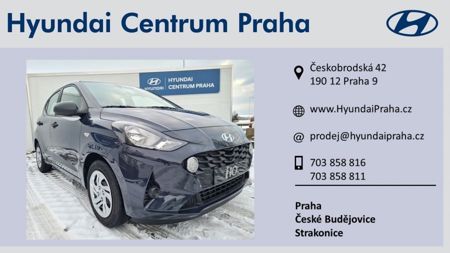 Hyundai i10, 1,0i 49 kW (95 NAT) 5 st. aut, barva červená