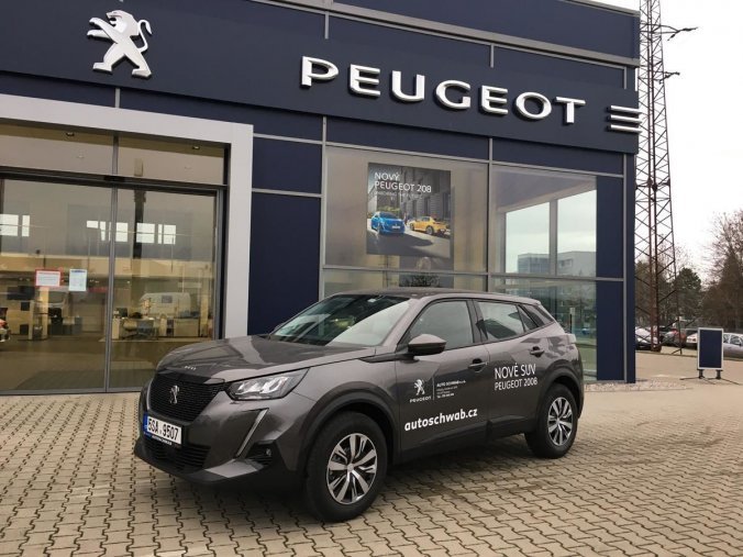 Peugeot 2008, ACTIVE 1.2 100k MAN 6, barva šedá