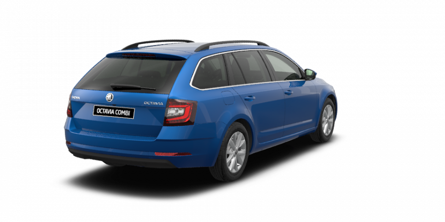 Škoda Octavia, 1,5 TSI 110 kW 6-stup. mech., barva modrá