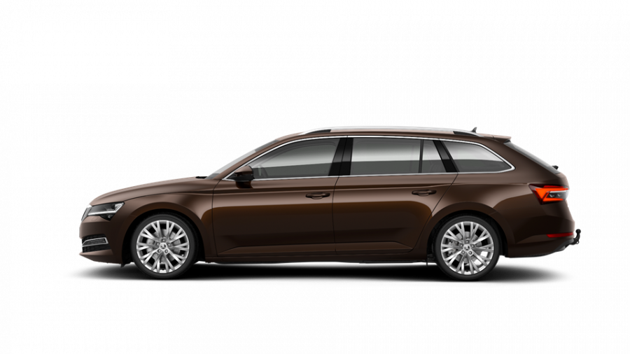 Škoda Superb, 2,0 TDI 110 kW 7-stup. automat., barva hnědá