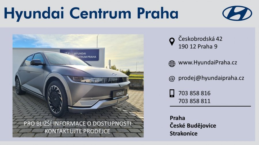 Hyundai Ioniq, IONIQ 5 225 kW (elektřina) Stálý redukční převod 4x4, barva šedá