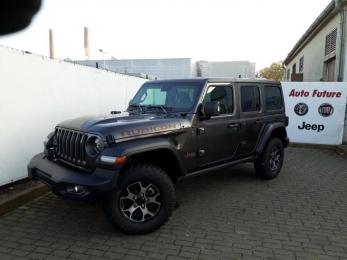 Jeep Wrangler, 2,0T 270 PS Rubicon Unlimited, barva šedá