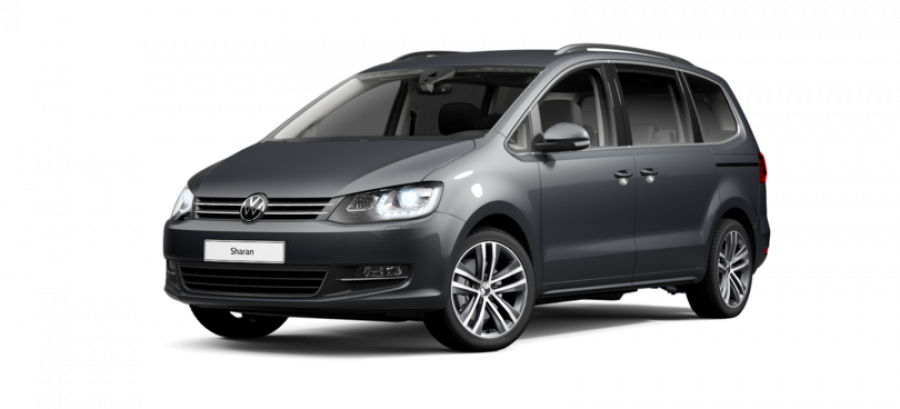 Volkswagen Sharan, 2.0 TDI 4MOT 7DSG, barva šedá