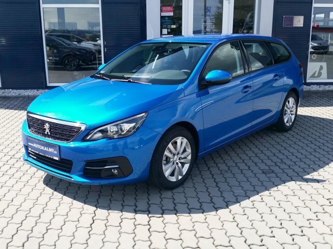 Peugeot 308, SW ACTIVE 1.2 PT 110K MAN 6, barva modrá