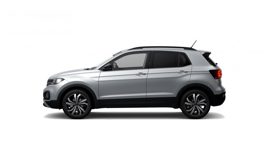 Volkswagen T-Cross, T-Cross Life 1,0 TSI 81 kW 6G, barva stříbrná