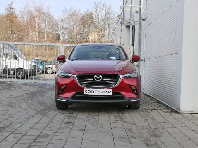 Mazda CX-3, 2,0i Skyactiv-G 89kW/121k 6AT, barva červená