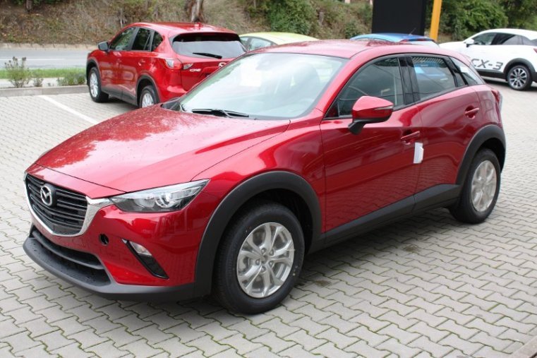 Mazda CX-3, SKYACTIV-G, barva červená