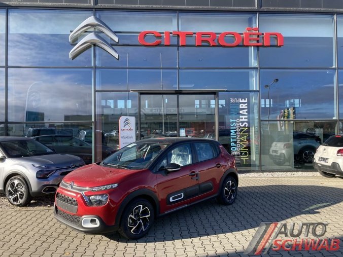 Citroën C3, Citroën C3 Shine 1.2 Puretech 83 MAN, barva červená