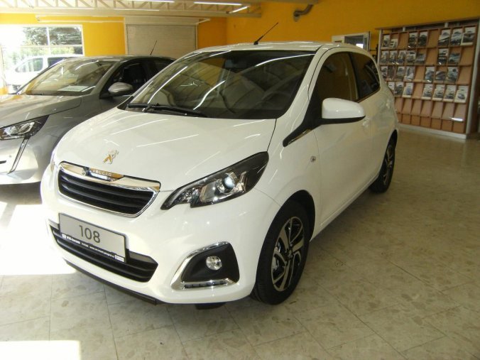 Peugeot 108, Allure 1,0 VTi 72k man5 Camera, barva bílá