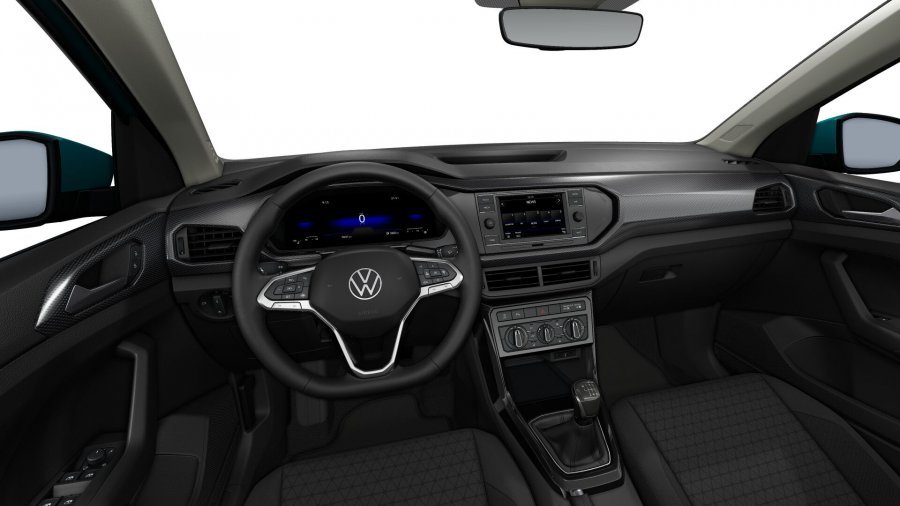 Volkswagen T-Cross, T-Cross Life 1,0 TSI 81 kW 6G, barva tyrkysová