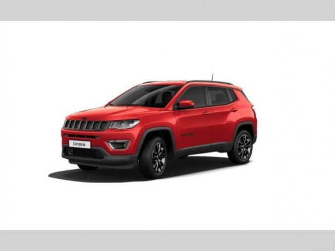 Jeep Compass, 1.3 130 PS BLACK nový model !, barva červená