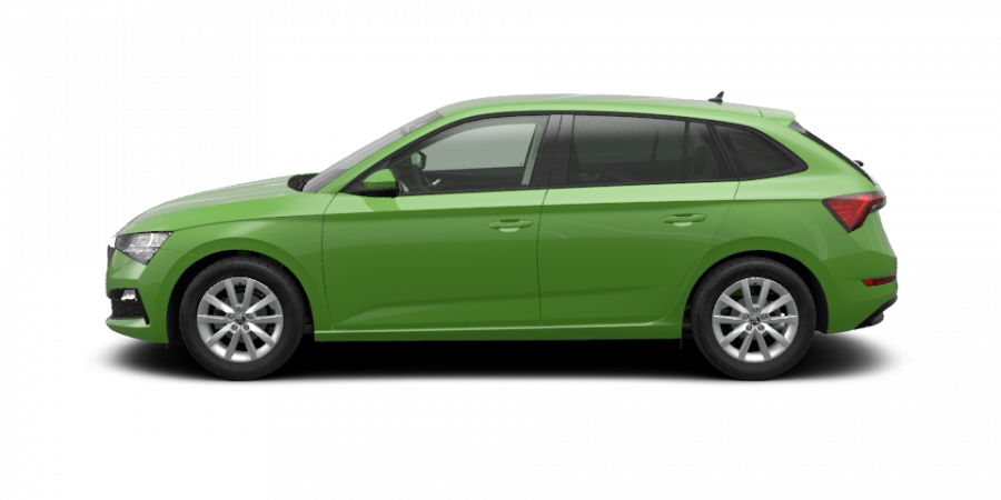 Škoda Scala, 1,0 TSI 70 KW 5-stup. mech., barva zelená