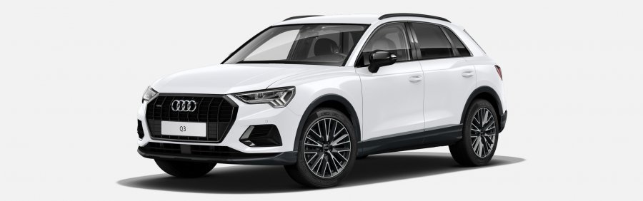 Audi Q3, Q3 Advanced 40 TFSI 140 kW q, barva bílá