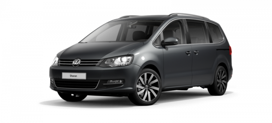 Volkswagen Sharan, 2.0 TDI 4MOT 7DSG, barva šedá